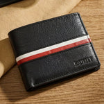 BLACK ANILINE LEATHER WALLET - Hi-Street