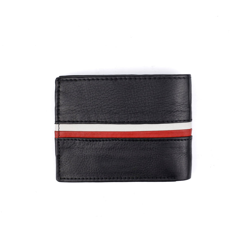 BLACK ANILINE LEATHER WALLET - Hi-Street