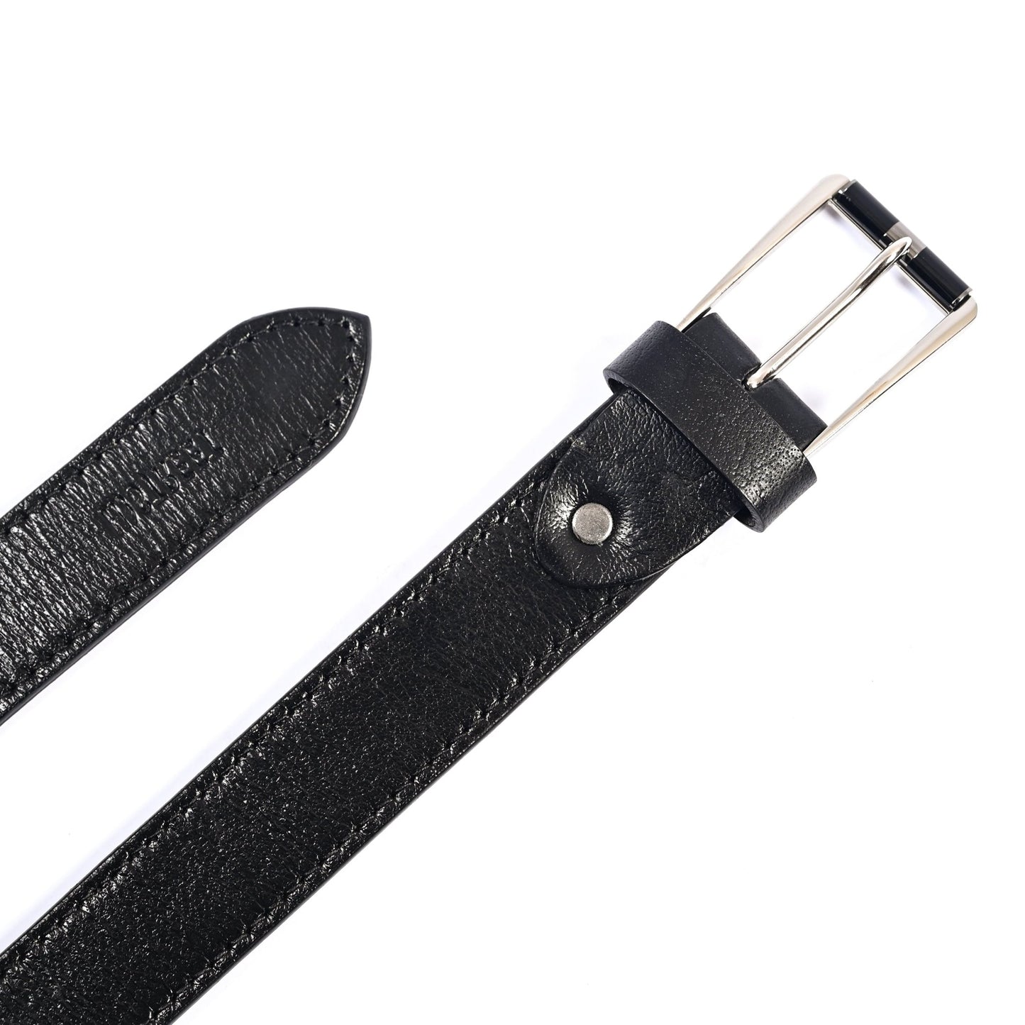 BLACK COW LEATHER BELT - Hi-Street