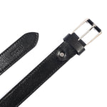 BLACK COW LEATHER BELT - Hi-Street