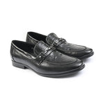 BLACK FAUX PATENT SHOES - Hi-Street