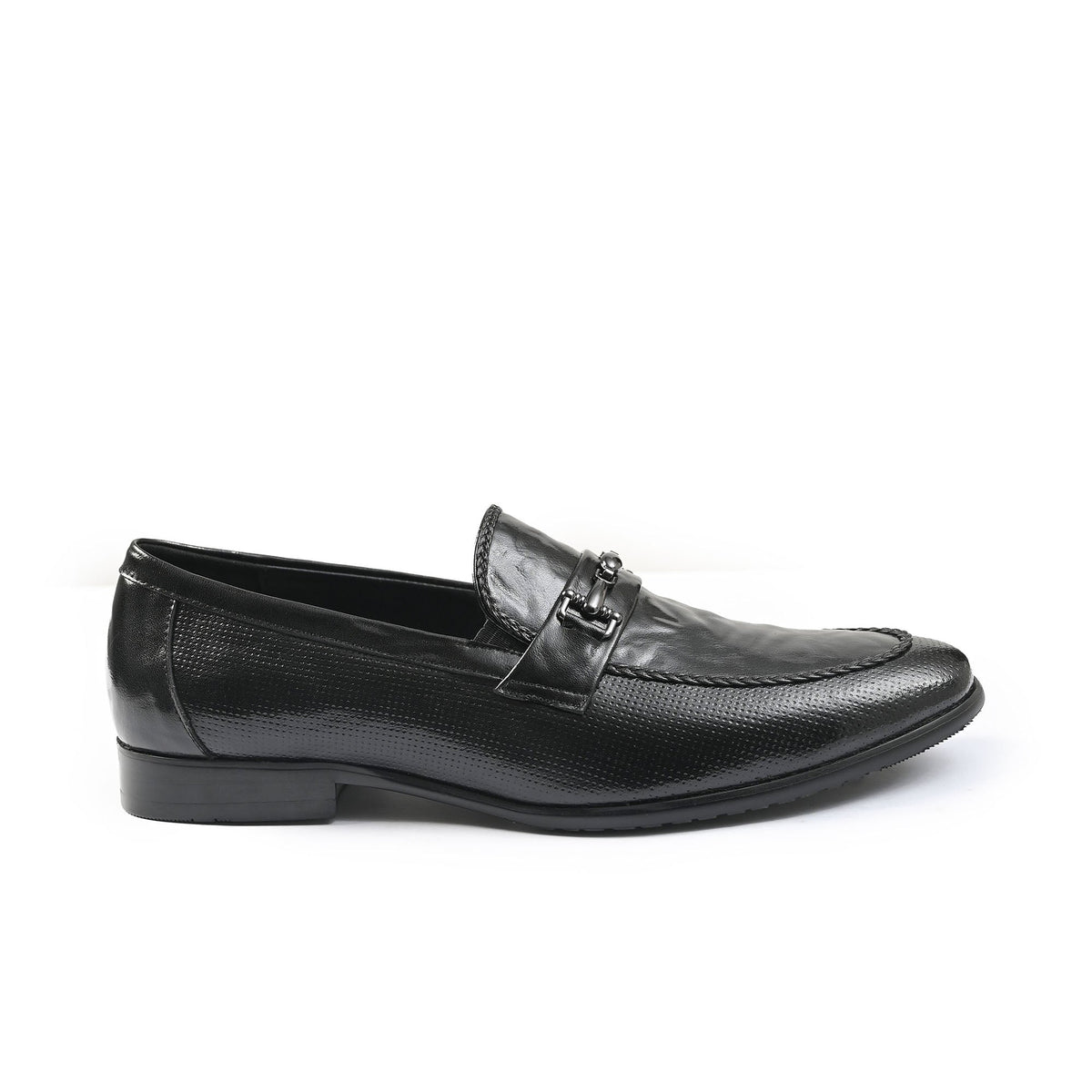 BLACK FAUX PATENT SHOES - Hi-Street