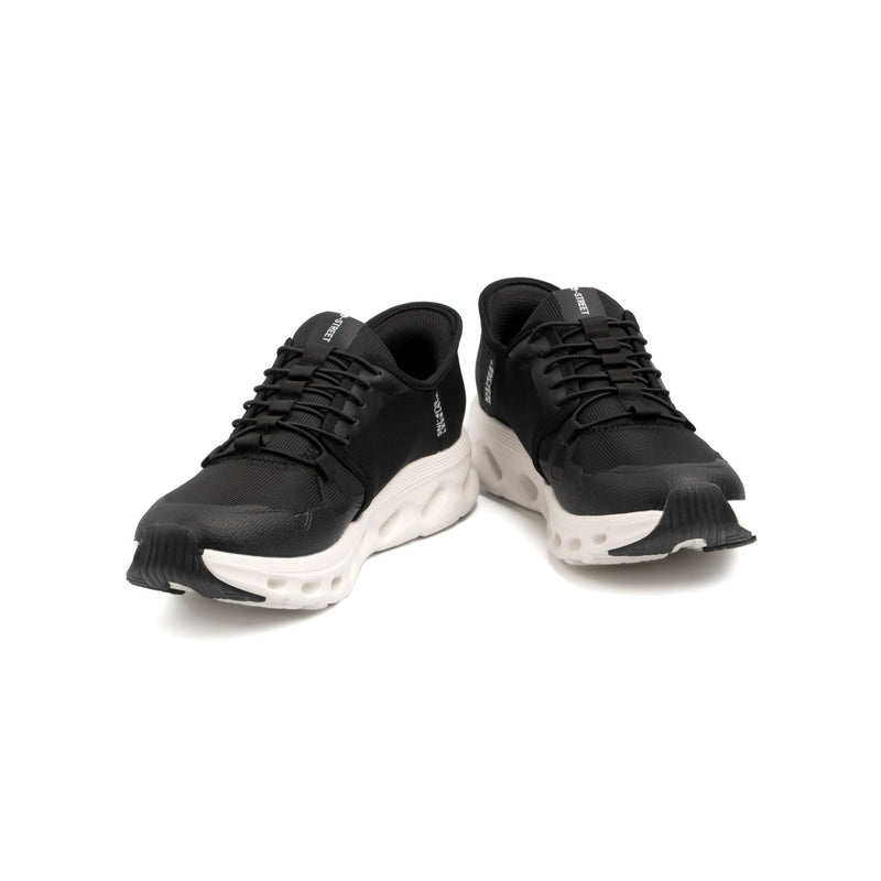 BLACK LACE UP STYLE SLIP IN - Hi-Street