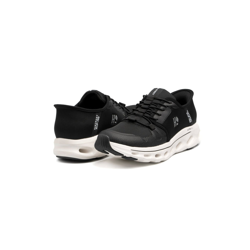 BLACK LACE UP STYLE SLIP IN - Hi-Street