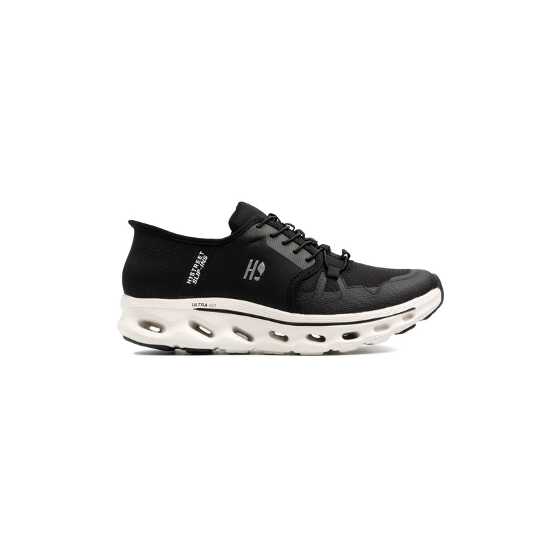 BLACK LACE UP STYLE SLIP IN - Hi-Street