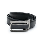 BLACK LEATHER BELT - Hi-Street