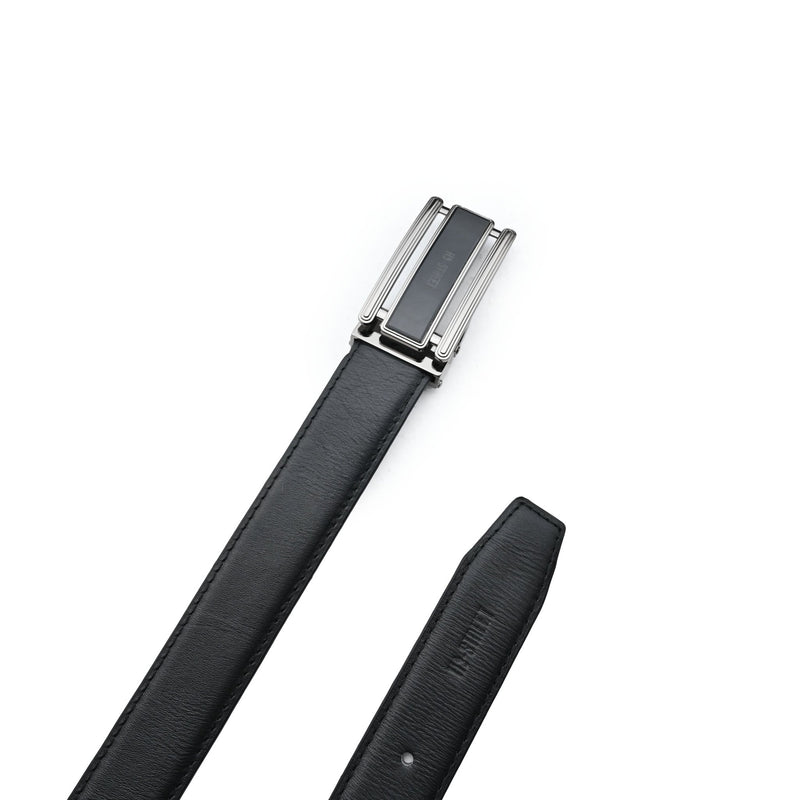 BLACK LEATHER BELT - Hi-Street