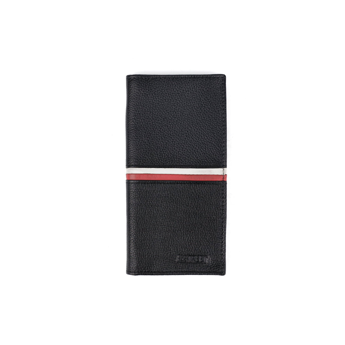 BLACK LEATHER LONG WALLET - Hi-Street