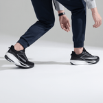 BLACK MEMORY FOAM COMFORT TRAINER - Hi-Street