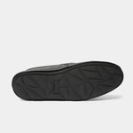 BLACK MILLED LEATHER LOAFER - Hi-Street