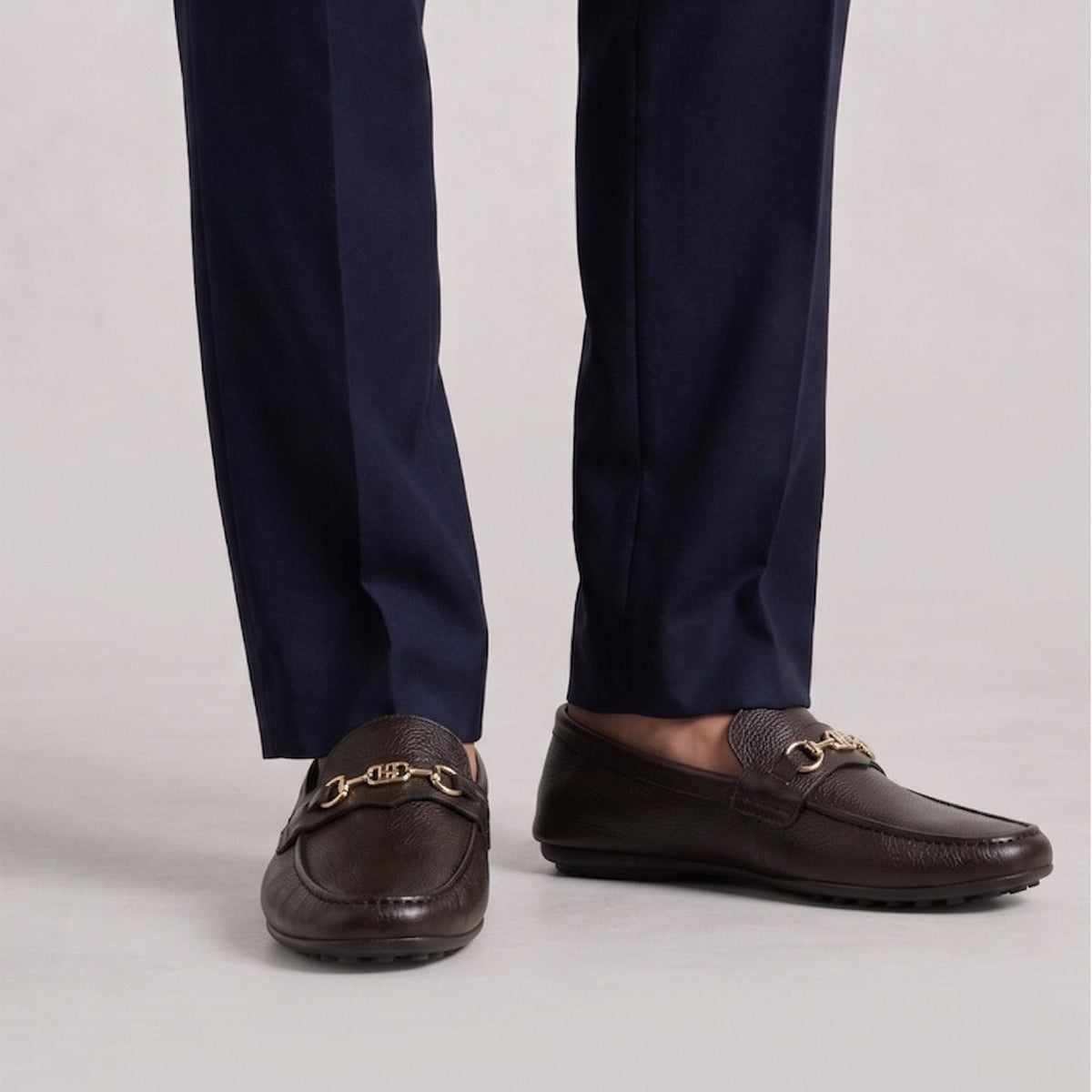 BLACK MULTI LEATHER SHOES - Hi-Street