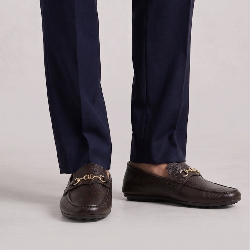 BLACK MULTI LEATHER SHOES - Hi-Street