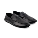 BLACK MULTI LEATHER SHOES - Hi-Street