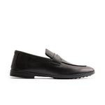 BLACK MULTI LEATHER SHOES - Hi-Street