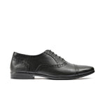 BLACK OXFORD LEATHER SHOES - Hi-Street