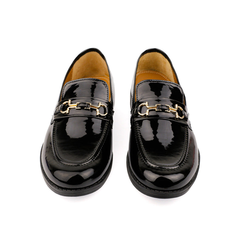 BLACK PATENT LEATHER SHOES - Hi-Street