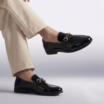 BLACK PATENT LEATHER SHOES - Hi-Street
