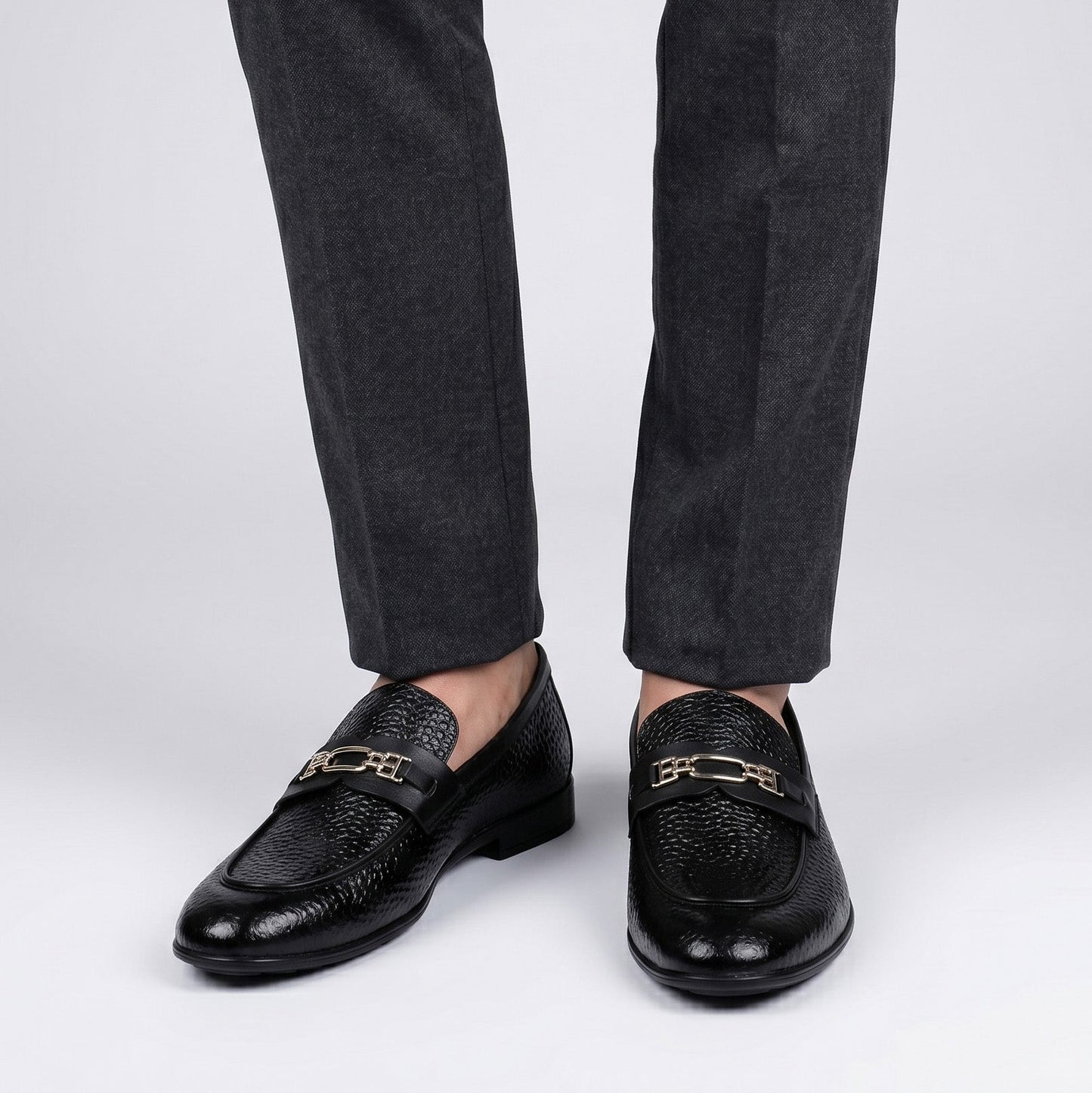 BLACK PATENT LEATHER SHOES - Hi-Street