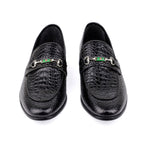 BLACK PATENT TEXTURED SHOES - Hi-Street