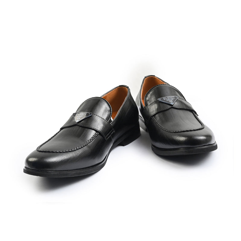 BLACK SNAFFLE TRIM SHOES - Hi-Street