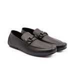 BLACK SOFT LEATHER MOCCASINS - Hi-Street