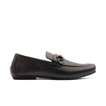 BLACK SOFT LEATHER MOCCASINS - Hi-Street