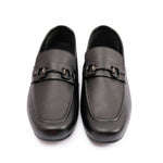 BLACK SOFT LEATHER MOCCASINS - Hi-Street