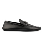 BLACK SOFT LEATHER SHOES - Hi-Street