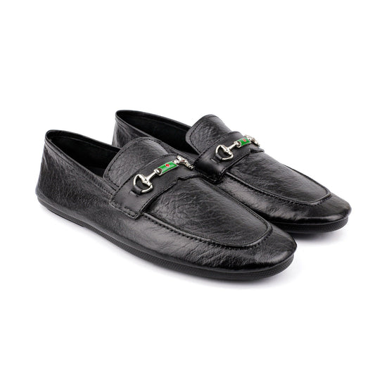 BLACK SOFT LEATHER SHOES - Hi-Street