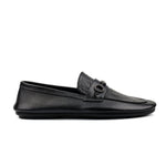 BLACK SOFT LEATHER SHOES - Hi-Street
