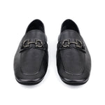 BLACK SOFT LEATHER SHOES - Hi-Street