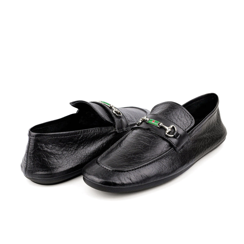 BLACK SOFT LEATHER SHOES - Hi-Street
