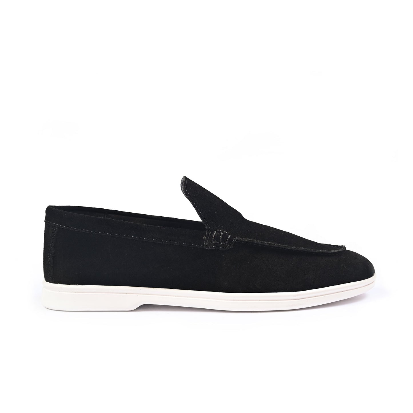 BLACK SUED OLD MONEY SHOES - Hi-Street