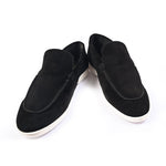 BLACK SUED OLD MONEY SHOES - Hi-Street