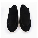 BLACK SUED OLD MONEY SHOES - Hi-Street