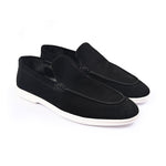 BLACK SUED OLD MONEY SHOES - Hi-Street
