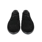 BLACK SUEDE LACE UP SHOES - Hi-Street