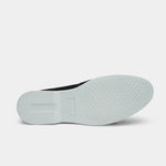 BLACK SUEDE LEATHER LOAFERS - Hi-Street