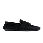 BLACK SUEDE LEATHER SHOES - Hi-Street