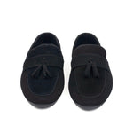 BLACK SUEDE TASSEL LOAFER - Hi-Street