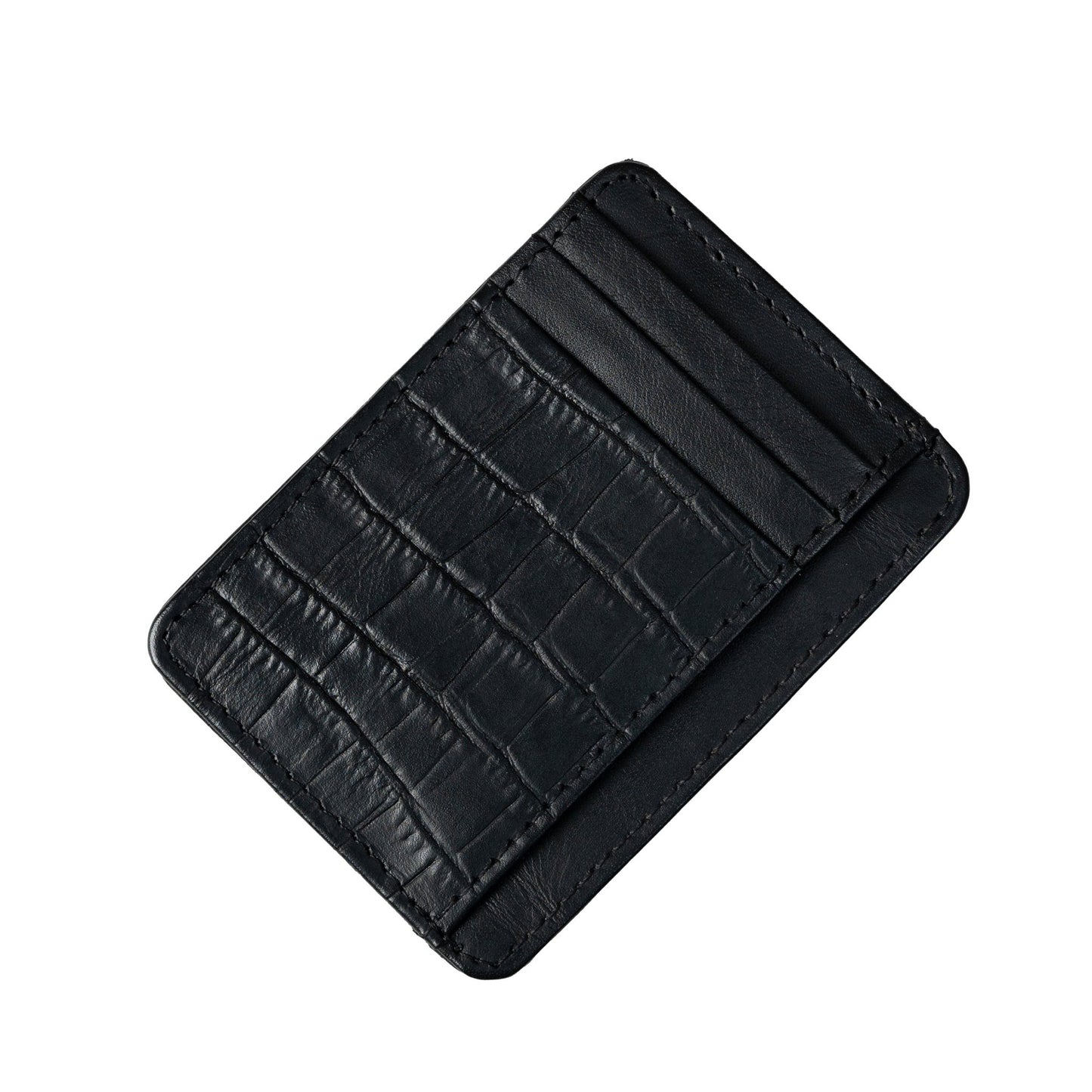 BLACK TEXTURED SMART WALLET - Hi-Street