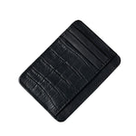 BLACK TEXTURED SMART WALLET - Hi-Street