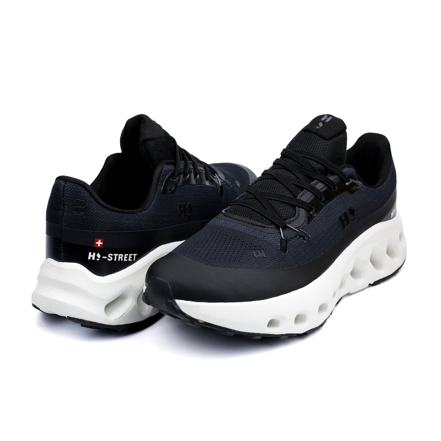BLACK ULTRA CUSHIONING SHOES - Hi-Street