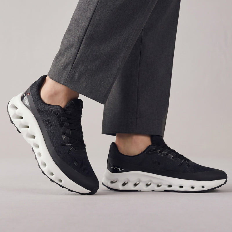 BLACK ULTRA CUSHIONING SHOES - Hi-Street