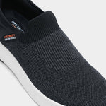 BLACK ULTRA LIGHT SLIP ONS SHOES - Hi-Street