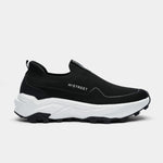 BLACK ULTRA LIGHT SLIP ONS SHOES - Hi-Street