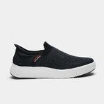 BLACK ULTRA LIGHT SLIP ONS SHOES - Hi-Street
