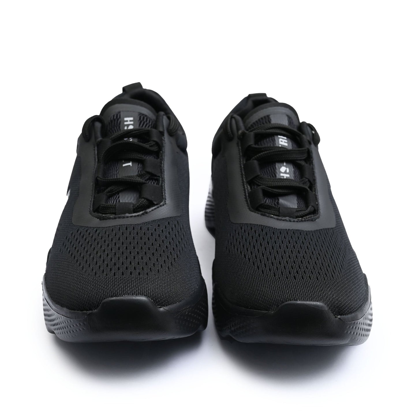 BLACK WAVY SOLE TRAINER - Hi-Street