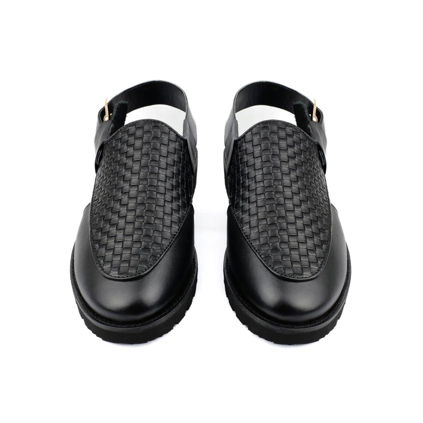 BRAIDED LEATHER COMFORT SANDAL - Hi-Street