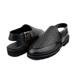 BRAIDED LEATHER COMFORT SANDAL - Hi-Street